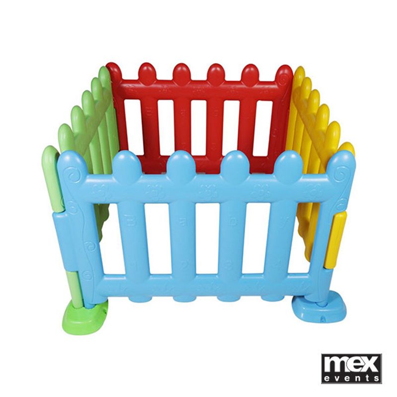 Coloured Picket Fencing