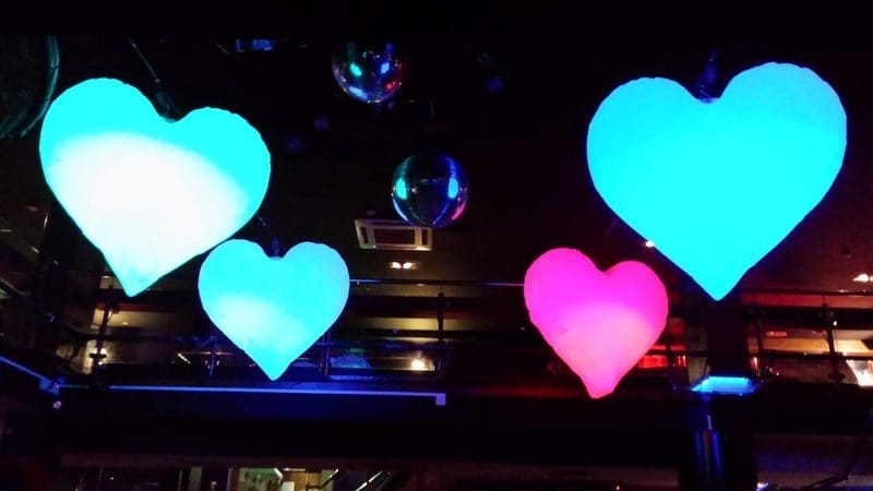 Inflatable hearts