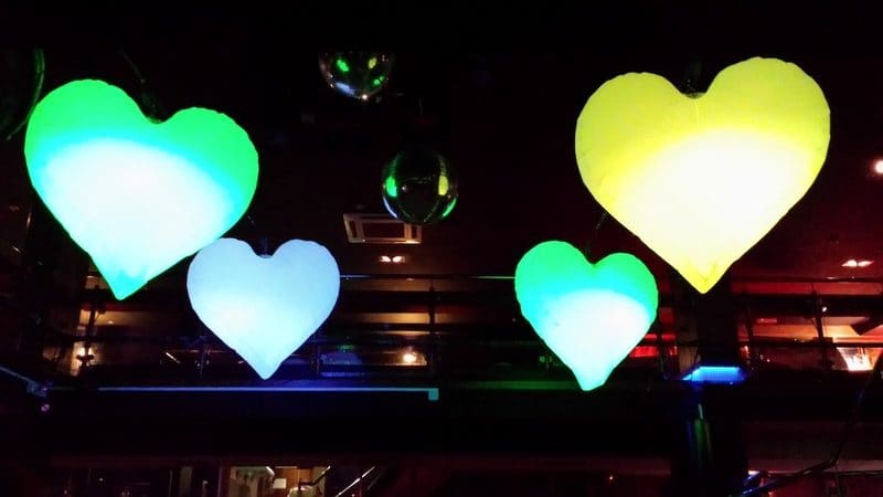 Inflatable hearts