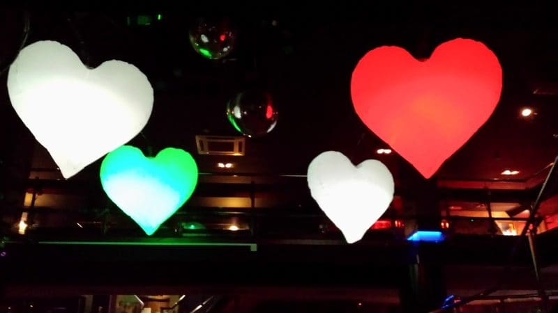Inflatable hearts