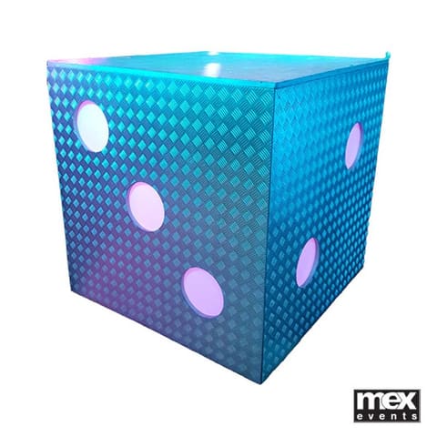 Giant dice podiums