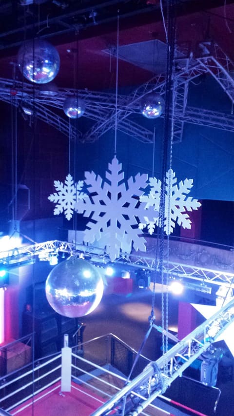 Giant snowflakes