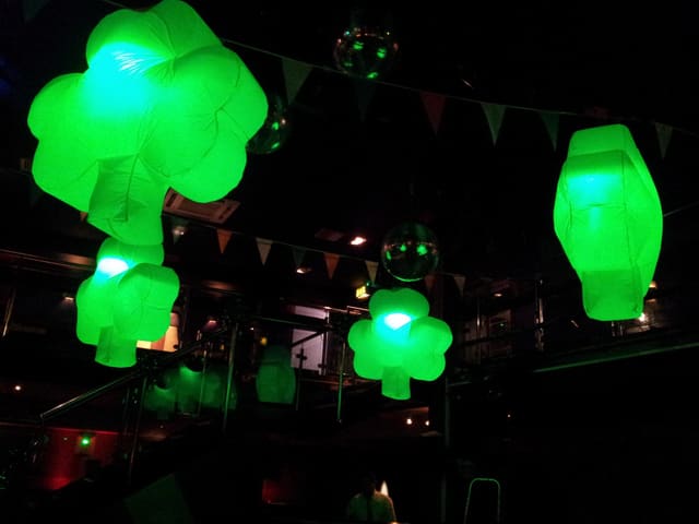 Inflatable Shamrocks