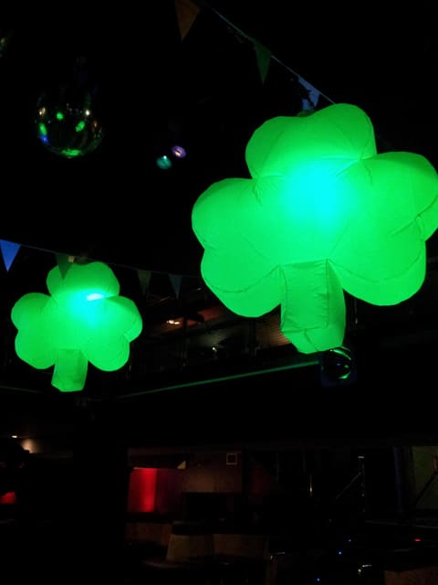 Inflatable Shamrocks